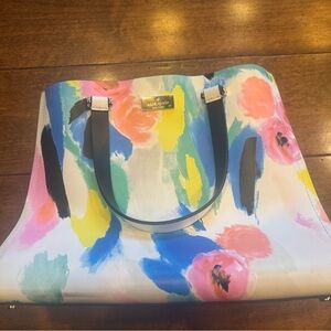 Kate Spade Multicolor Floral Tote